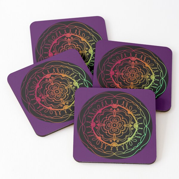 Item preview, Colorful Mandala Boho Art designed and sold by Ruby Jackson.