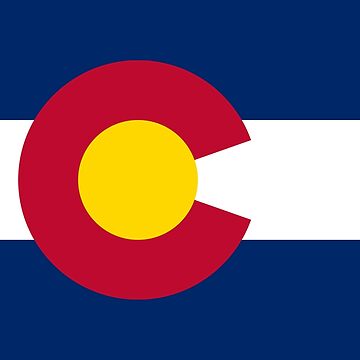 Artwork thumbnail, Basic traditional Colorado state flag by that5280lady
