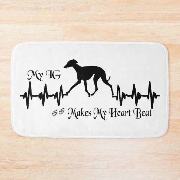 Item preview, Italian Greyhound Heart Beat designed and sold by pawsinprofile.