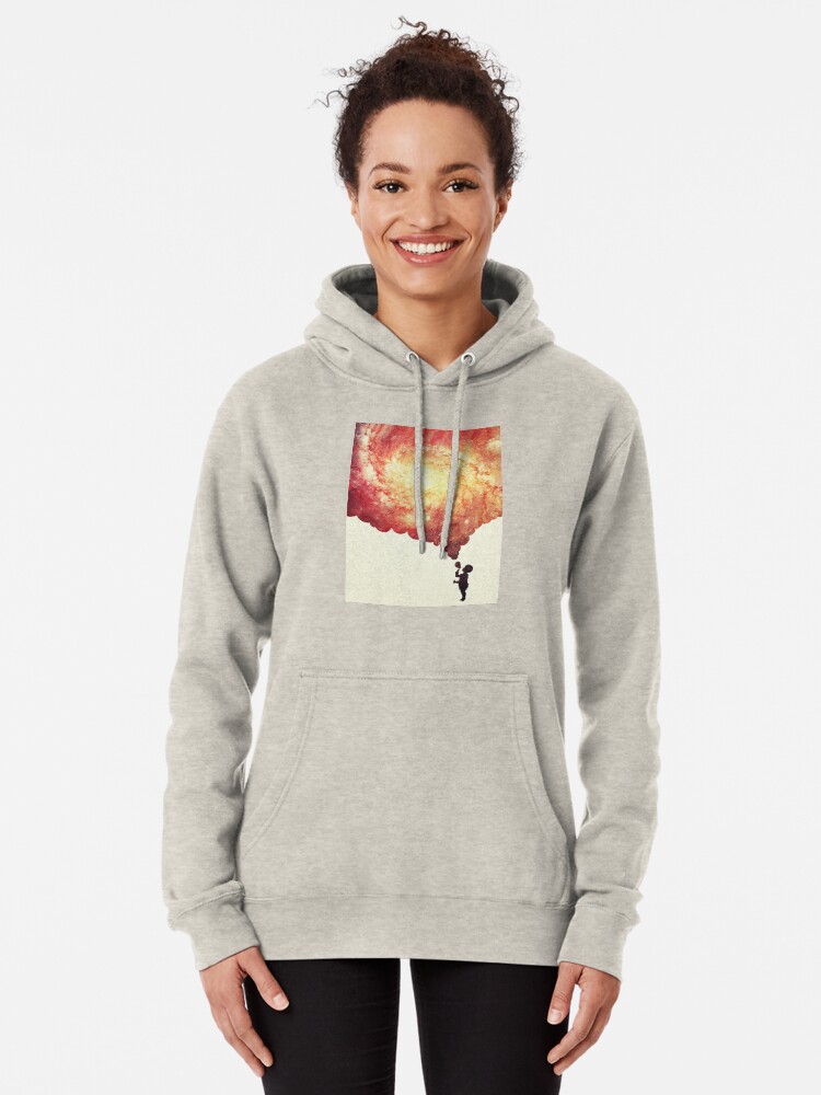 Alternate view of The universe in a soap-bubble! Pullover Hoodie