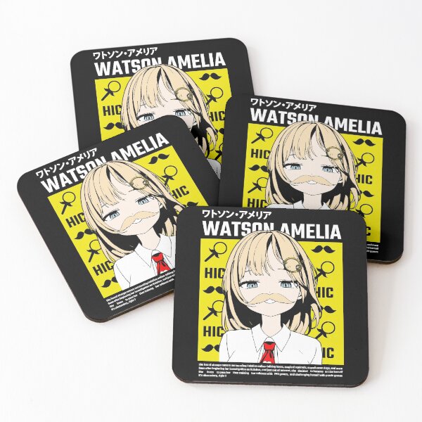 Item preview, Hololive EN Amelia Watson Smug Mustache  designed and sold by UDTee.