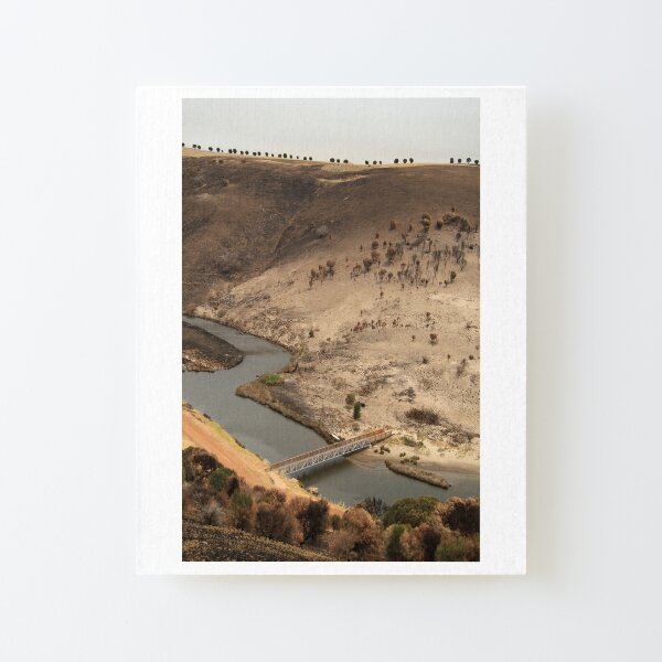 After 2020 Kangaroo Island Fire - Sheared Hill Canvas Mounted Print