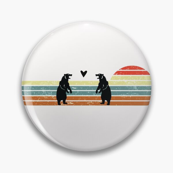 Item preview, Roaring Bears Retro Sunset designed and sold by figtreeworks.