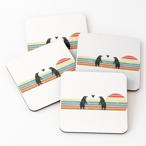 Item preview, Roaring Bears Retro Sunset designed and sold by figtreeworks.