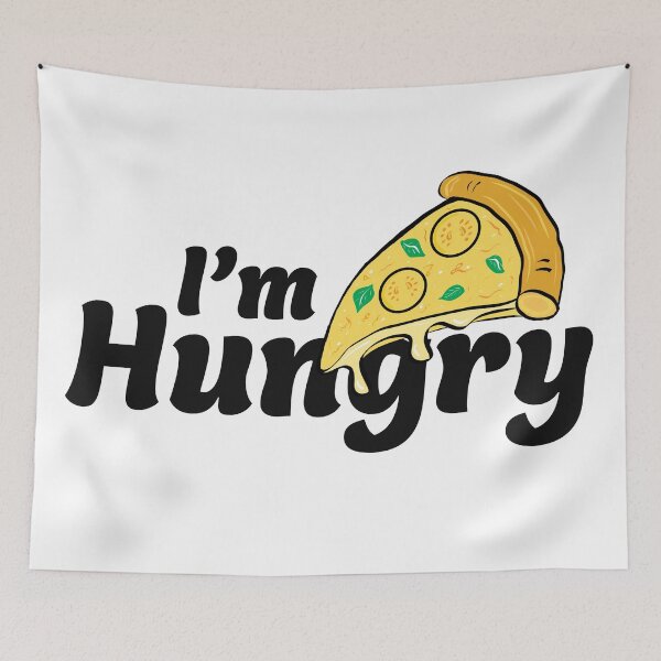 Item preview, I’m hungry - foodie graphic  designed and sold by ns-dot-design.