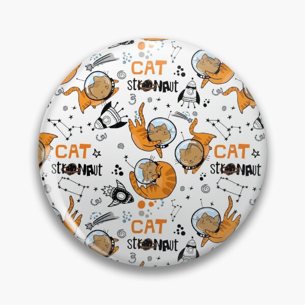 Item preview, Cute Space Kitty Pattern, Cute Space Kitten Pattern, Kitty Pattern, Kitten Pattern designed and sold by graphic-genie.