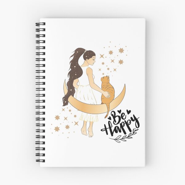 Item preview, Celestial  Girl & Cat  designed and sold by CurlyFayeDesign.