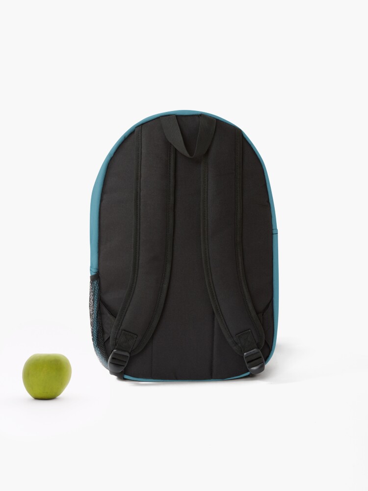 Thumbnail 2 of 3, Backpack, Mid Century Modern Teal Pattern designed and sold by CarlaBaremb.