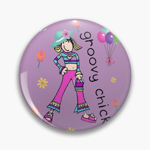 Item preview, Groovy Chick Shirt, Cartoon Tee, Birthday Girl Shirt, Friends Shirt, Gifts For Frineds designed and sold by Everydaypurusit.