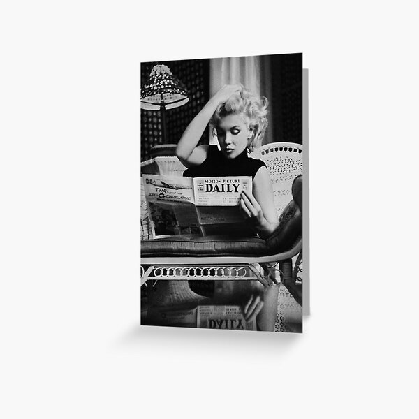 Item preview, Framed Marilyn Monroe Reading Newspaper designed and sold by josephinepmcca.