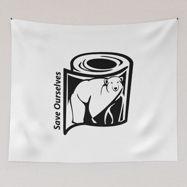 Item preview, Save Ourselve Polar Bear designed and sold by KennyKorls.