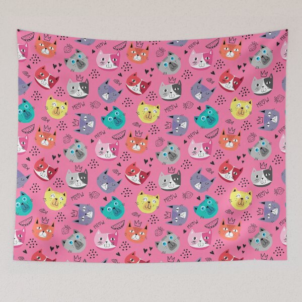 Item preview, Cute Kitty Pattern, Cute Kitten Pattern, Kitty Pattern, Kitten Pattern designed and sold by graphic-genie.