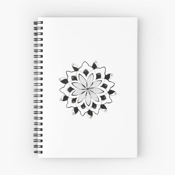 Item preview, Black Tiny Flower Print  designed and sold by Shop-Milbhuri.