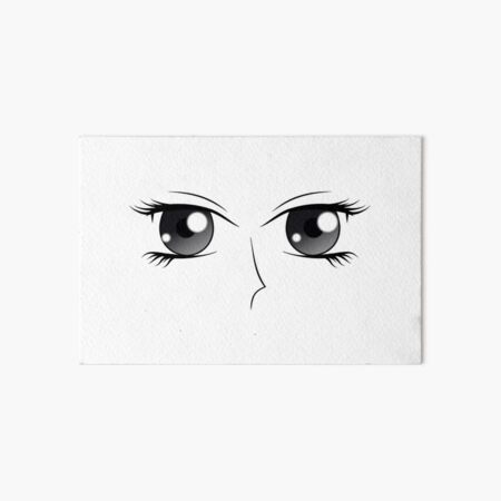 Cute Anime Eyes Art Board Print for Sale by Jessiecrow87