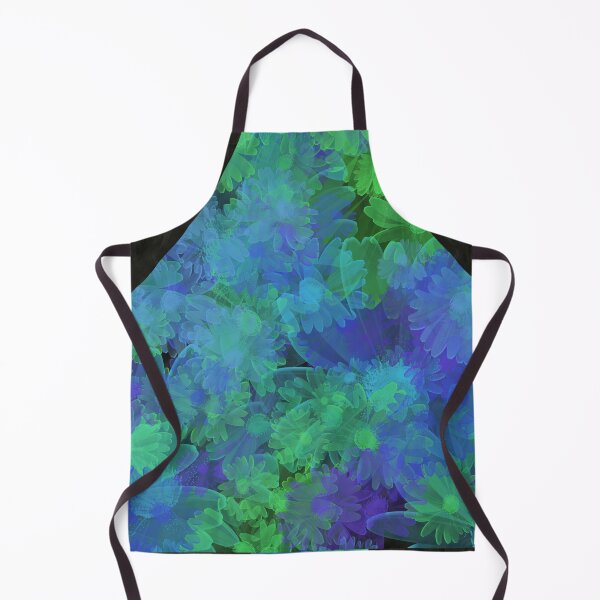 Item preview, Blue and green flowers designed and sold by LATIGO BAYNE.