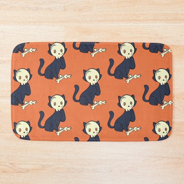 Item preview, Skeleton Cat // Cute Halloween Drawing designed and sold by SLAG-Creative.