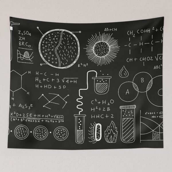 Item preview, Scientific Chalkboard designed and sold by Vector Scout Lab.