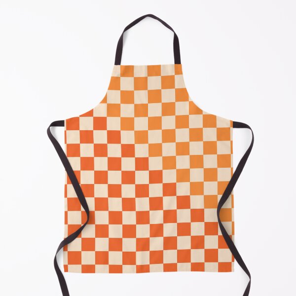 Item preview, Checkerboard Diagonal Check Pattern in Tangerine Orange Tones designed and sold by kierkegaard.