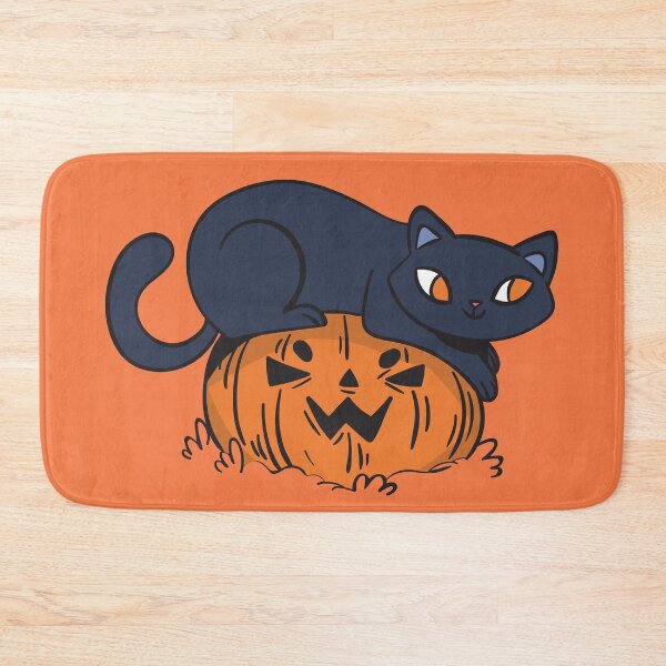 Item preview, Pumpkin Cat // Cute Halloween Drawing designed and sold by SLAG-Creative.