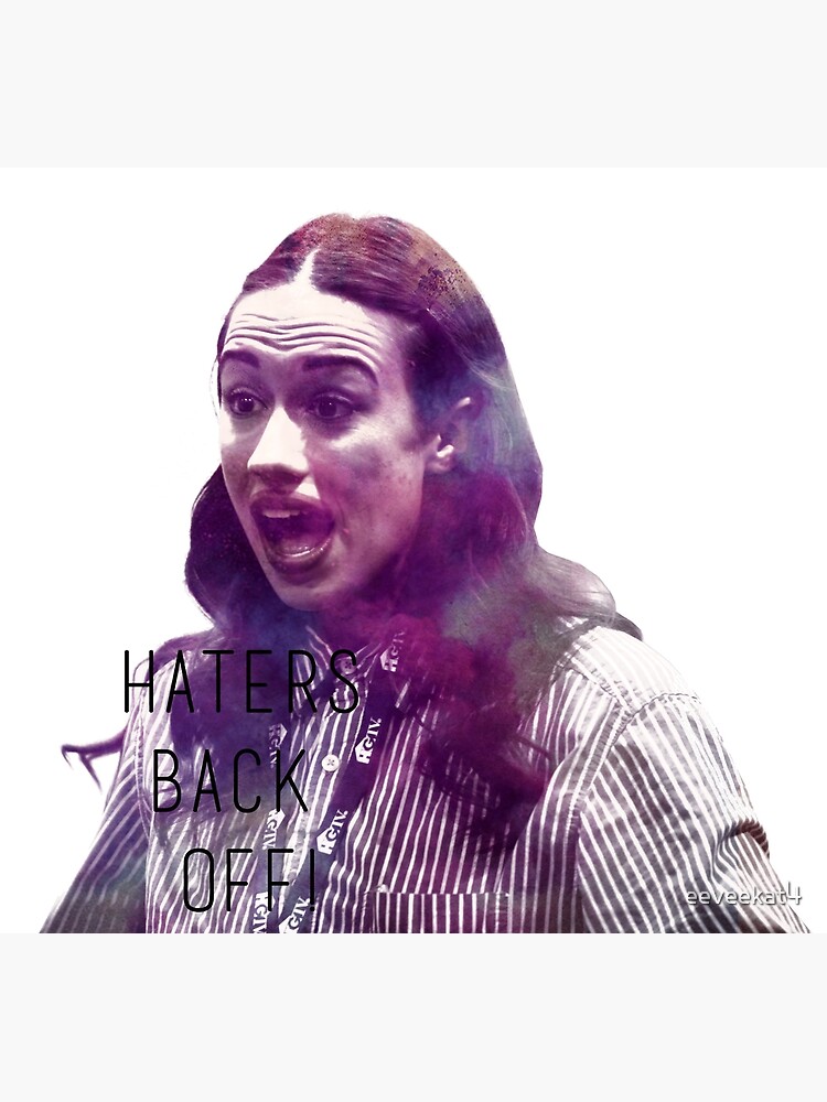 "Miranda Sings Haters Back Off!" Poster by eeveekat4 Redbubble