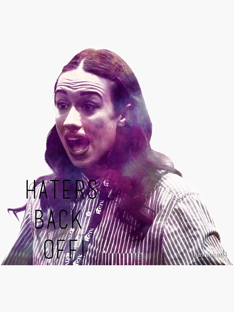 "Miranda Sings- Haters Back Off!" Sticker for Sale by eeveekat4 | Redbubble