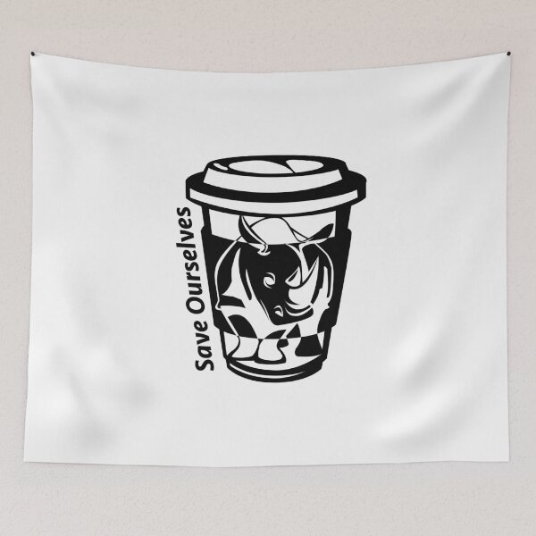 Item preview, Save Ourselve Rhinoceros designed and sold by KennyKorls.