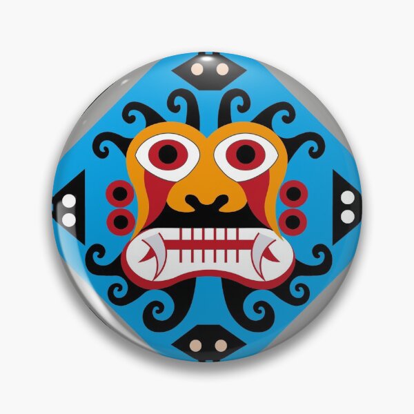 Item preview, Face of the Moche god Ai Apaec designed and sold by Oliver Gabriel Gonzalez Leon.