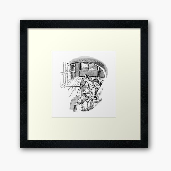The View From My Left Eye Framed Art Print