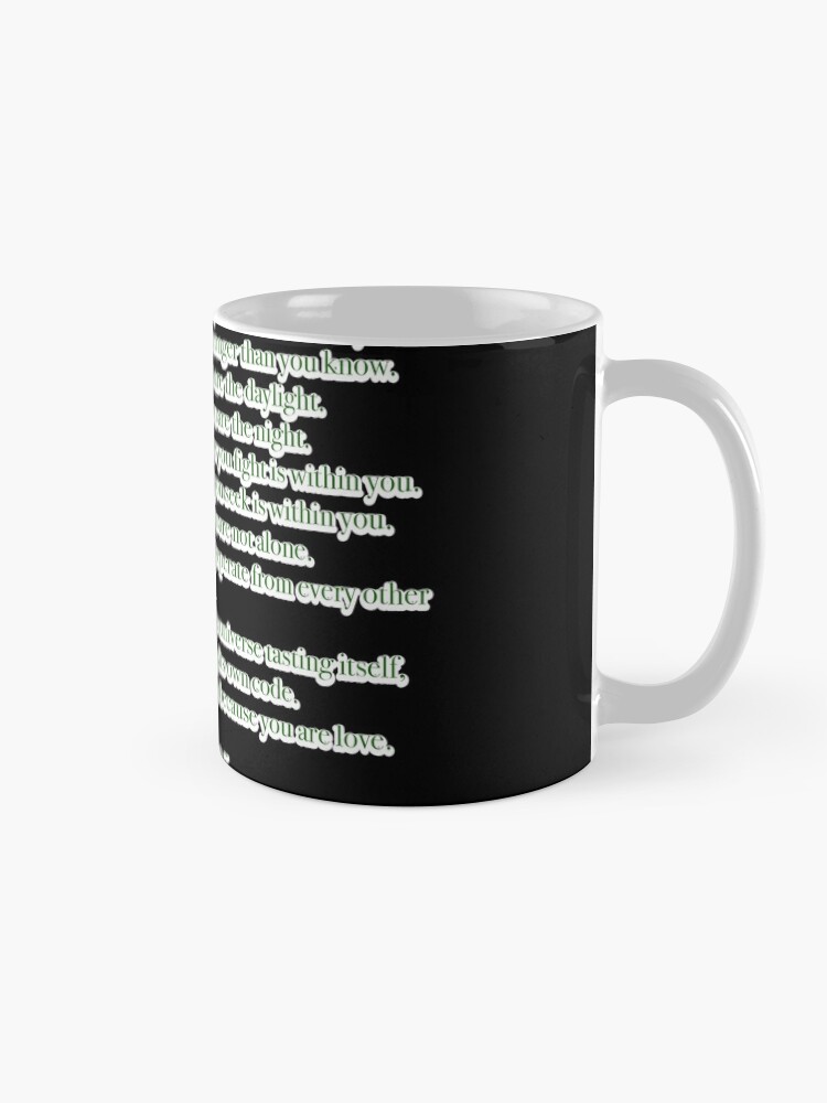 Minecraft Enderman Eyes Black Mug