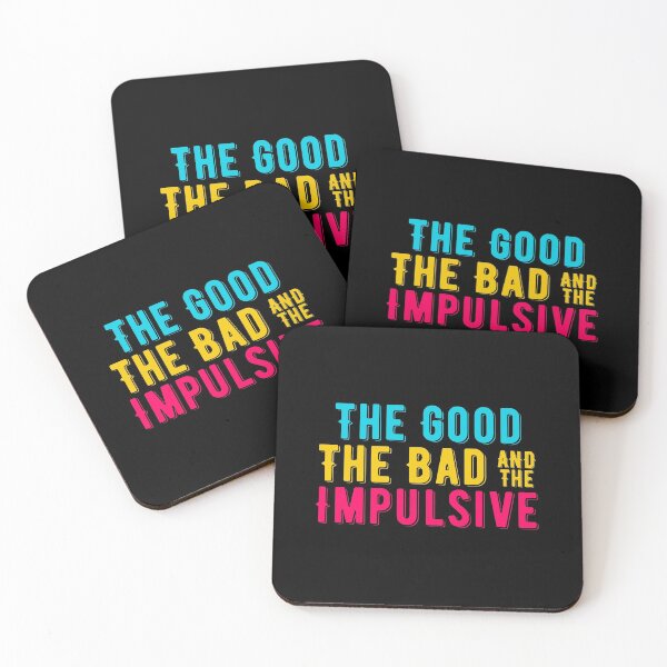 Item preview, #ADHD - The Good The Bad And The IMPULSIVE, Colourful, Attention Deficit Hyperactive Disorder designed and sold by MJDezigns.