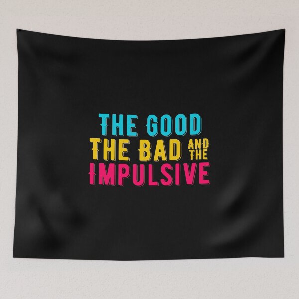 Item preview, #ADHD - The Good The Bad And The IMPULSIVE, Colourful, Attention Deficit Hyperactive Disorder designed and sold by MJDezigns.