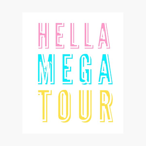 Item preview, Hella Mega Tour designed and sold by Navoda Ishari.