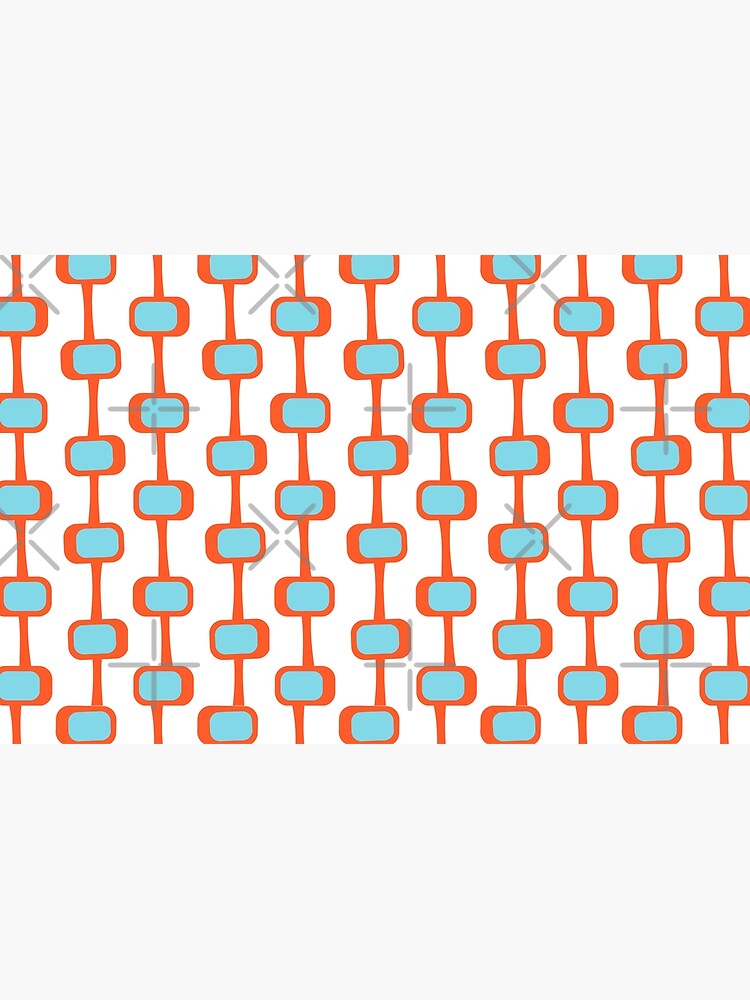 Thumbnail 2 of 2, Laptop Sleeve, Mid Century Modern Orange Pattern designed and sold by CarlaBaremb.