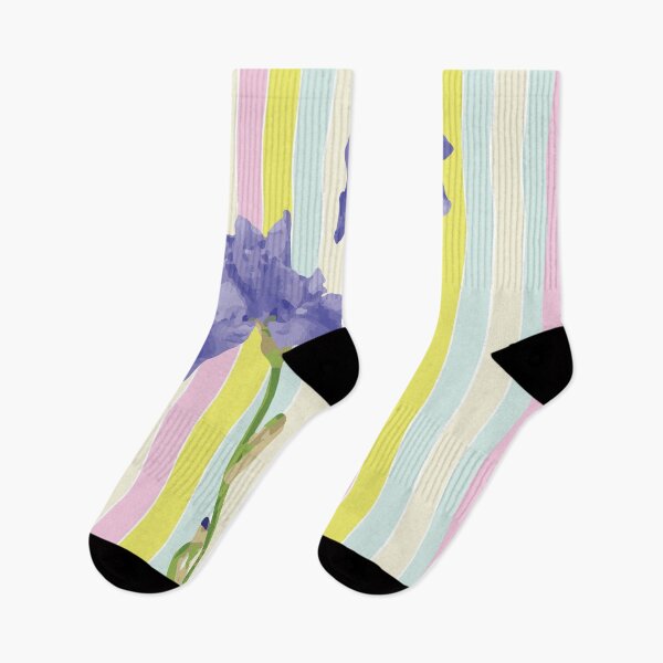 Item preview, Vintage Watercolor Striped Iris designed and sold by Orangerie.