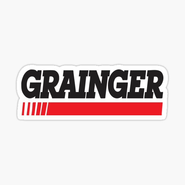 Sale Grainger Logo Sticker For Sale By Dolp1 Redbubble