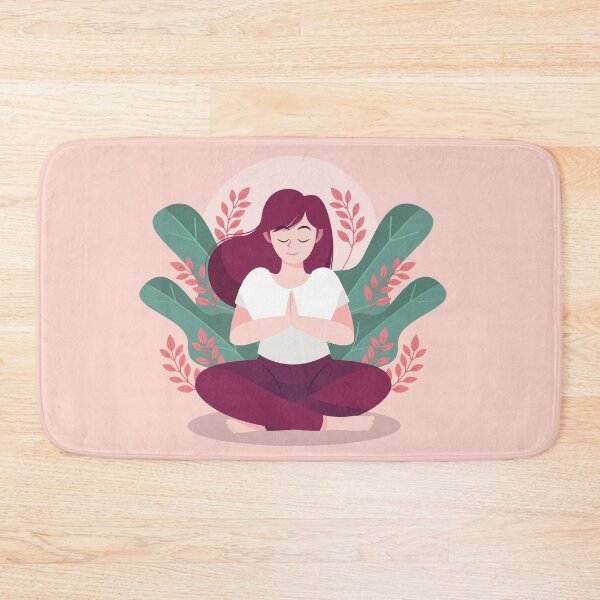 Item preview, Organic Flat People Meditating Illustration designed and sold by Peekonet.