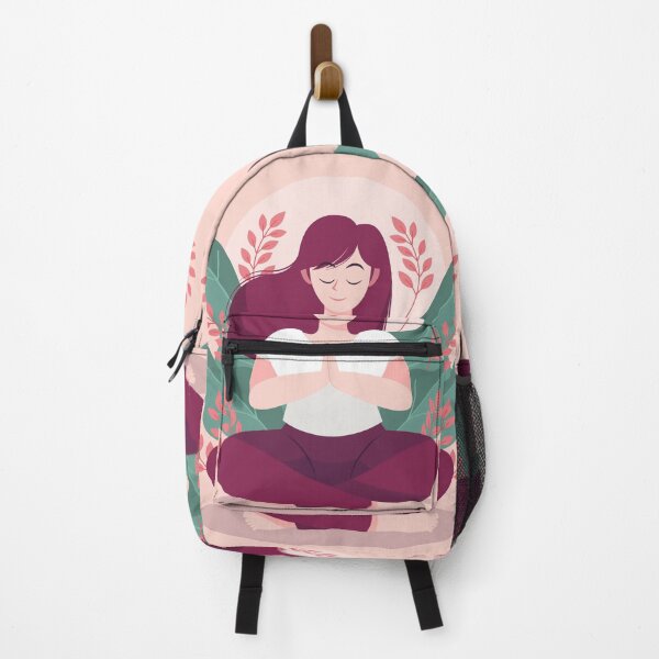 Item preview, Organic Flat People Meditating Illustration designed and sold by Peekonet.