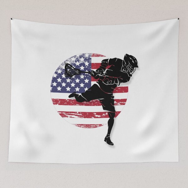 Item preview, Lacrosse USA American Flag designed and sold by Rakuten Mallor.