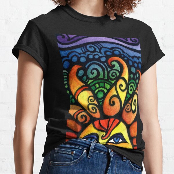 Colorful Rising Summer Sun Classic T-Shirt