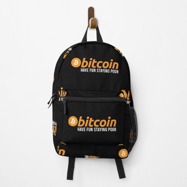 Item preview, Bitcoin Have Fun Staying Poor Crypto Cryptocurrency  designed and sold by Bitcoin-Fashion.