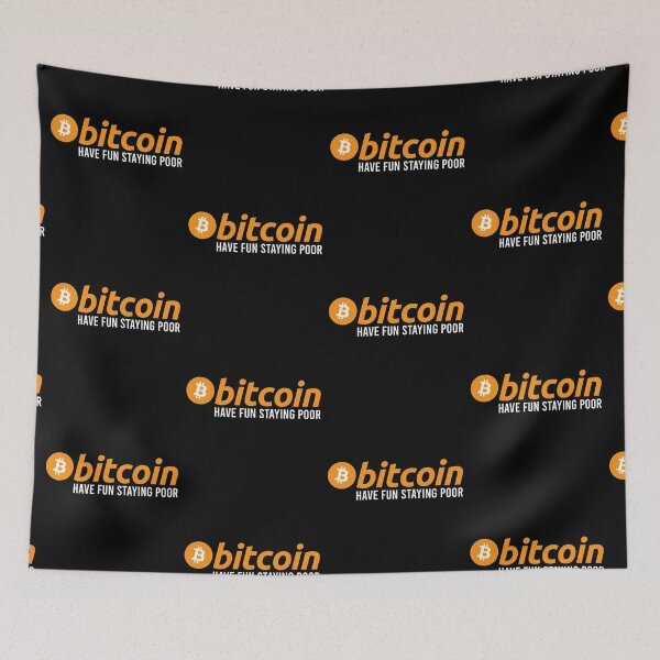 Item preview, Bitcoin Have Fun Staying Poor Crypto Cryptocurrency  designed and sold by Bitcoin-Fashion.