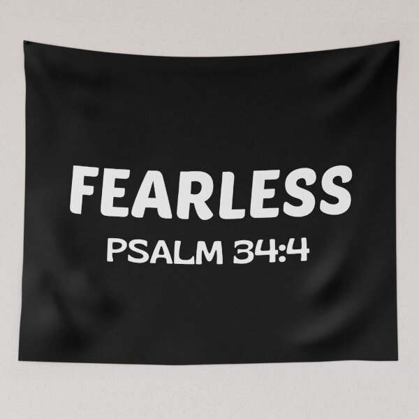 Item preview, Fearless - Christian designed and sold by Prayingwarrior.