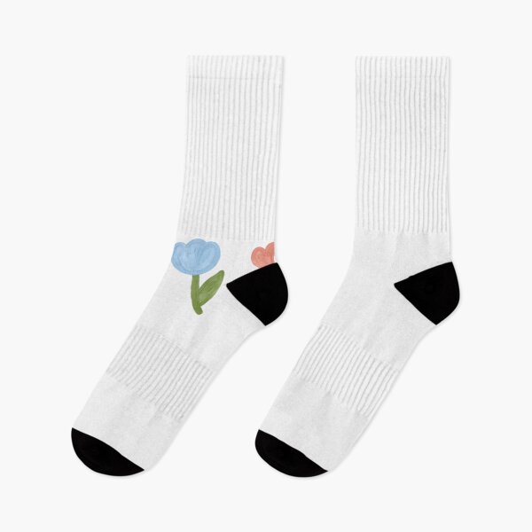 Item preview, Small Pink Blue Purple Tulip Flowers  designed and sold by diamondmilk.