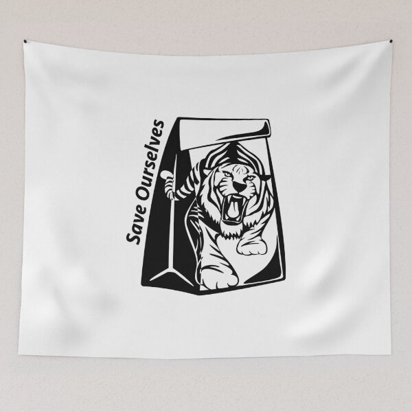 Item preview, Save Ourselve Tiger designed and sold by KennyKorls.