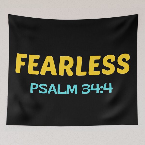Item preview, Fearless - Christian designed and sold by Prayingwarrior.