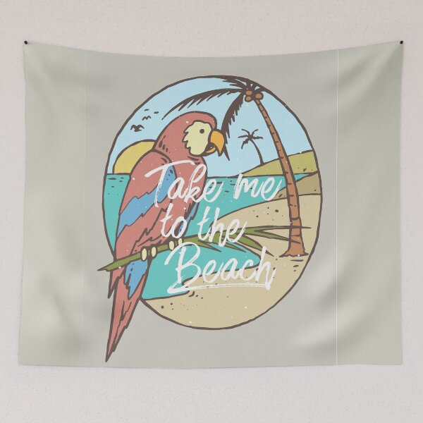 Item preview, Paradise Bird Beach with Sunset designed and sold by Peekonet.