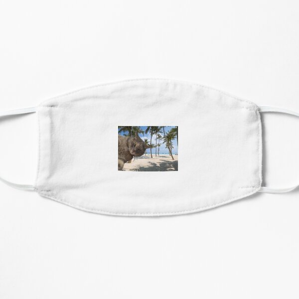 Beach vibes Flat Mask