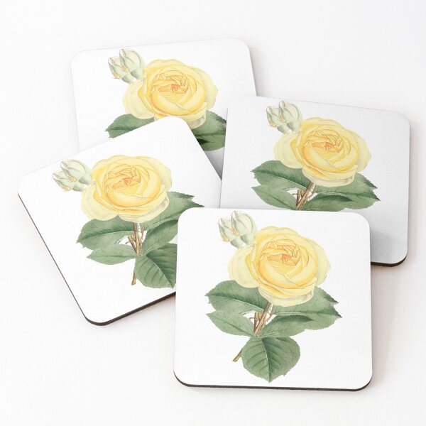 Item preview, Vintage Yellow Rose Flower designed and sold by JoyforU.