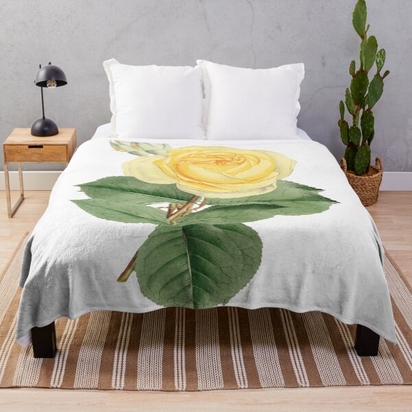 Item preview, Vintage Yellow Rose Flower designed and sold by JoyforU.