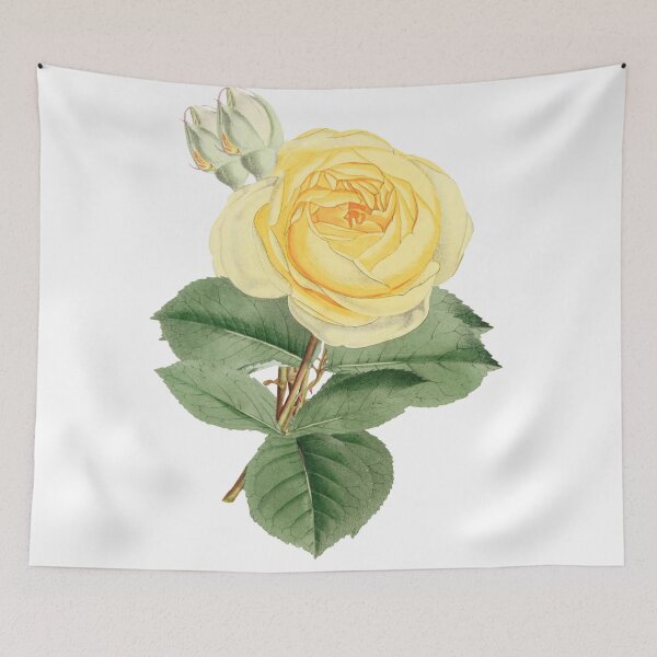 Item preview, Vintage Yellow Rose Flower designed and sold by JoyforU.